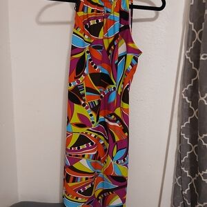 60's vintage pattern dress